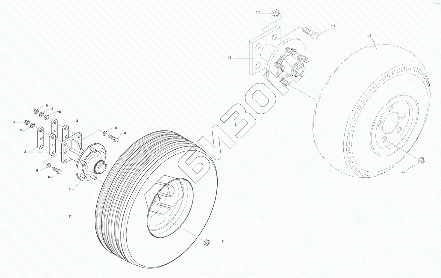 Hub + wheel | ООО «Бизон Юг»