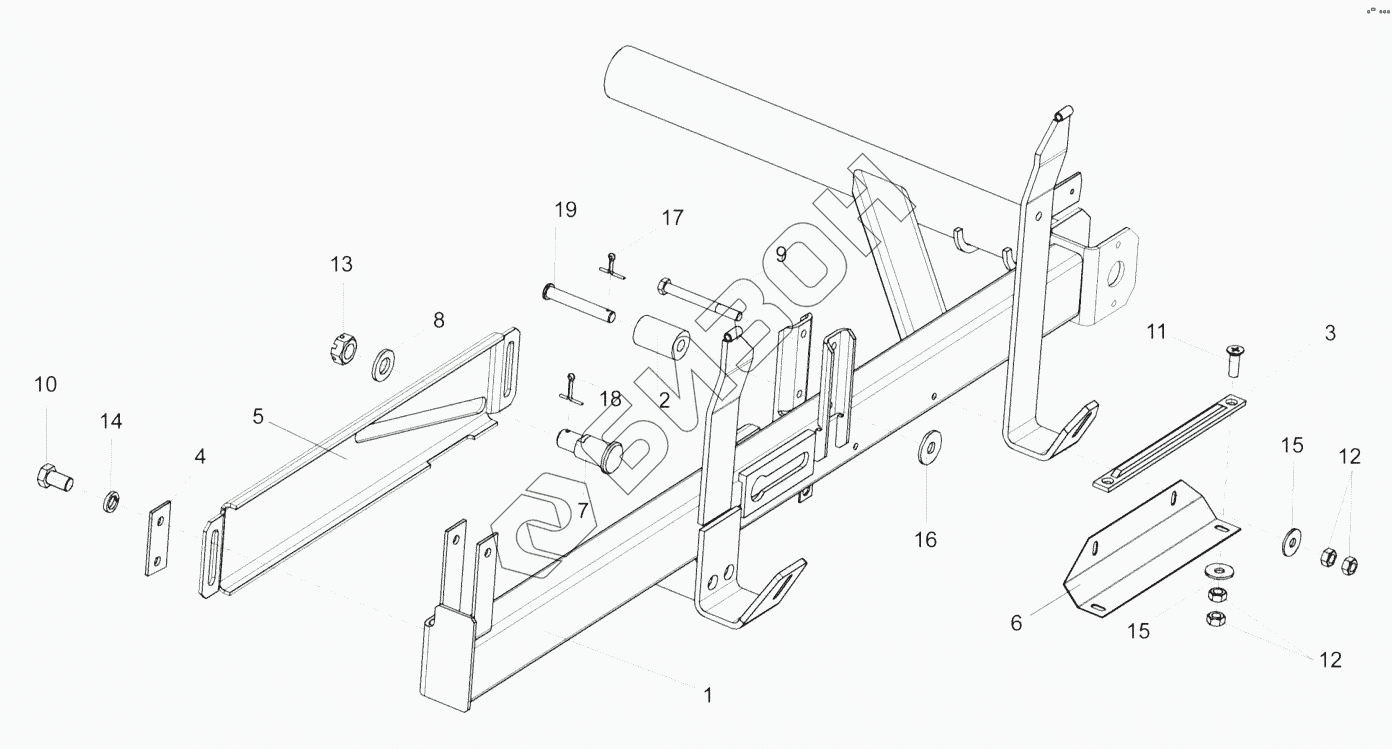 Кзр 1573170 эксцентрик левый