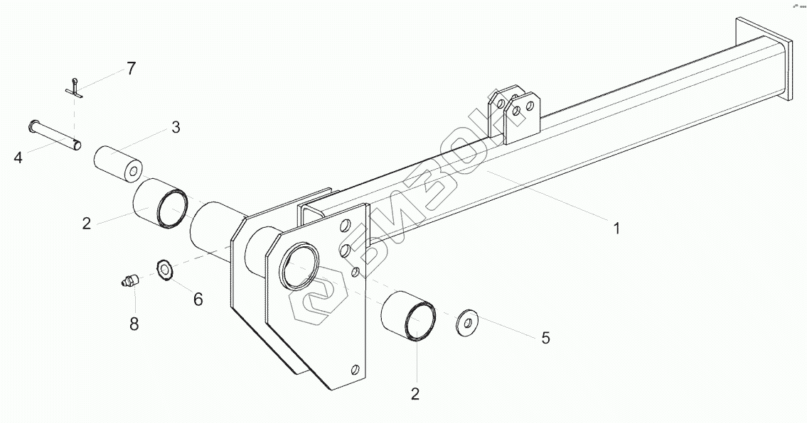 Кзр 1573170 эксцентрик левый