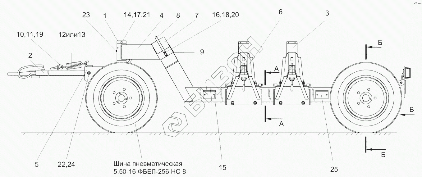 Кзр 1573170 эксцентрик левый