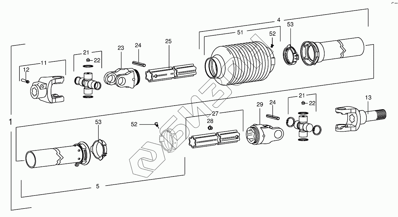 Joint/Wheel chock для KRONE BIG-X-V8/BIG-X-V12