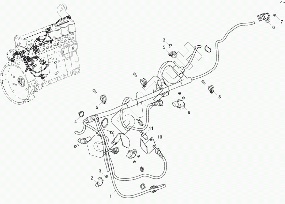 Ямз 536 схема