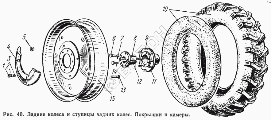 Колесо Заднее На Трактор Юмз Купить