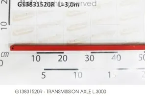Вал квадр. 16х16 L=3000 трансмиссионный (МТ, Маэстра Гаспардо)