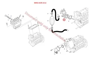 Насос топливный ручной подкачки (Mini Agri 25.6 DIECI) 16285-52033