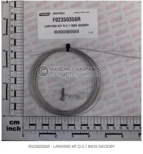 Тросс метал D.0.7 INOX GEODRY  (Гаспардо)