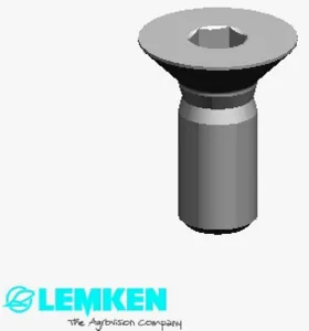 Болт (потай с внутр. шестигран.) М12х30-10.9 DIN7991-A (Лемкен)