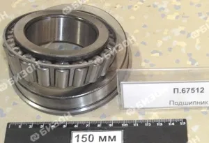 Подшипник (32212R - 60х110/117х29,75 (рол, радиал.-упор, конич.) (наруж. кольцо с буртом)), CRAFT