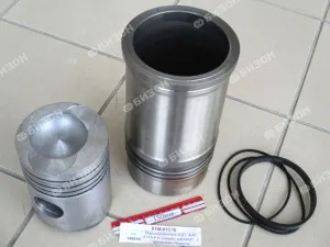 Поршнекомплект А-01, А-41 (Г+П+Р.К.) (конич. рассекат.  с цековками) Новатор