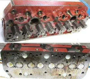 Головка цилиндров с клапанами (Д-240, Д-243, МТЗ) (ММЗ)