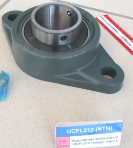 Подшипник фланцевый UCFL212 (квадр. корп.), NTN-SNR
