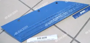 Лемех SB56P левый 558х150х11 с наплавкой  (Лемкен, плуги)