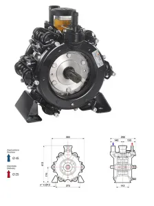Насос BP-205K мембранно-поршневой (Италия) Comet