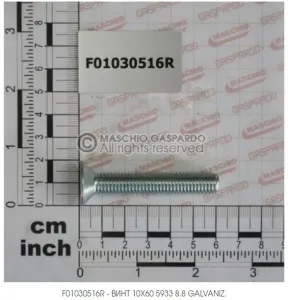 Болт (потай с внутр. шестигран.) М10х60-8.8 DIN7991/UNI5933 (Гаспардо)
