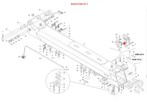 Микровыключатель ограничителя хода стрелы 12v (DIECI) b112kf-sakh9h27h1