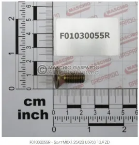 Болт (потай с внутр. шестигран.) М8х20-10.9 DIN7991/UNI5933 ZD (Гаспардо)