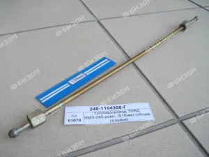 Топливопровод ТНВД ЯМЗ-240 (прямой) (L=510мм) (общие головки) DTR