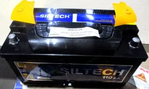 акб 6ст-110 SILTECH евро зал зар клемма (- +)