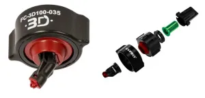 Распылитель плоскоструйный FC-S3D100-035 в сб. (бордовый)(Hypro)(STARA)