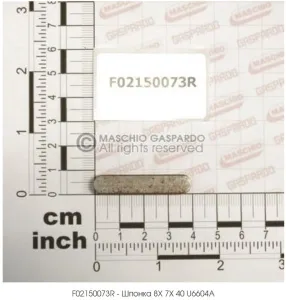 Шпонка 8X 7X 40 U6604A (Гаспардо)