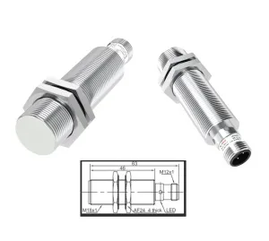 Датчик следящего устр-ва LANBAO LR18XBF08DPOY-E2 (М18х63мм PNP NO Sn=8мм, М12) (ID David) (аналог)