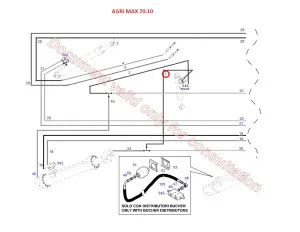 Рукав высокого давления 1/2"х11300 2LW DE 21 (Agri Max 70.10 DIECI)