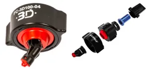 Распылитель плоскоструйный FC-S3D100-04 в сб. (красный)(Hypro)(STARA)