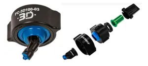 Распылитель плоскоструйный FC-S3D100-03 в сб. (синий)(Hypro)(STARA)