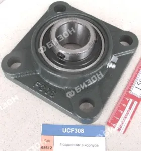 Подшипник фланцевый UCF308 (квадр. корп.), CRAFT