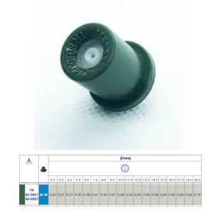 Распылитель полоконусный TR 80-0067 80° керамика (тёмно-зеленый) (Lechler)