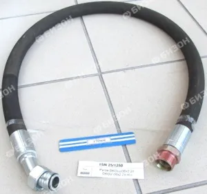 Рукав РВД М36х2 (25- 2SN-DKO(ш) М36х2 28 /DKO(г) М36х2 28(45°) - 1250 (Ш+Гуг45°)) GATES