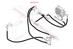 Гидромотор вентилятора интеркулера (Agri Plus DIECI) с шестеренчатым насосом PLM20.14R5-48E2-LEA/EB-