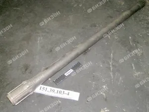 Вал (п/ось) передний правый (круп. шлиц) Т-150К L=930 мм