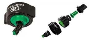 Распылитель плоскоструйный FC-S3D100-015 в сб. (светло-зеленый)(Hypro)(STARA)