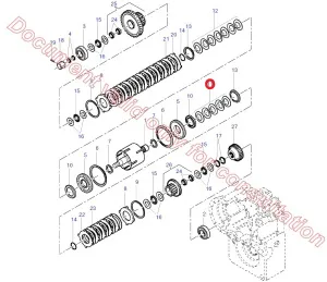 Комплект дисков фрикционных (Agri Plus 40.7 DIECI)