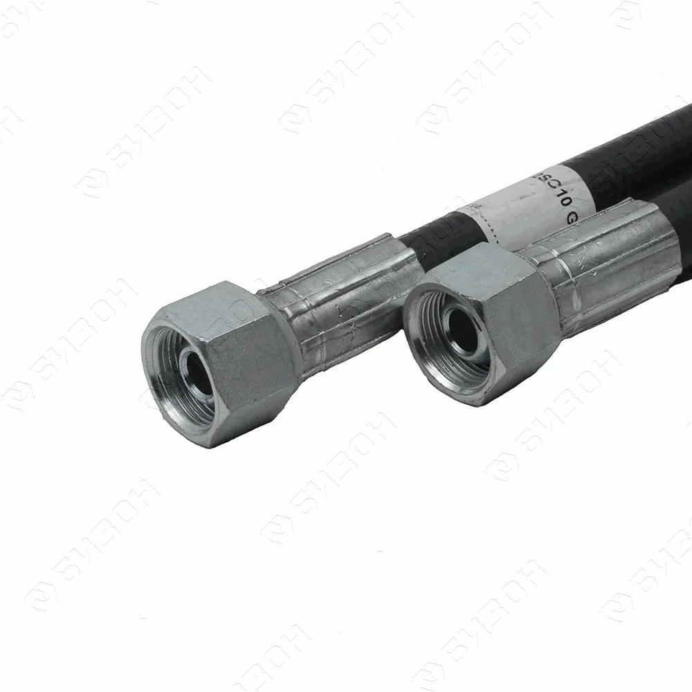 Рукав РВД М22х1,5 (12- 2SN S27 DK (М22*1,5) - 1410мм (комб.)) GATES