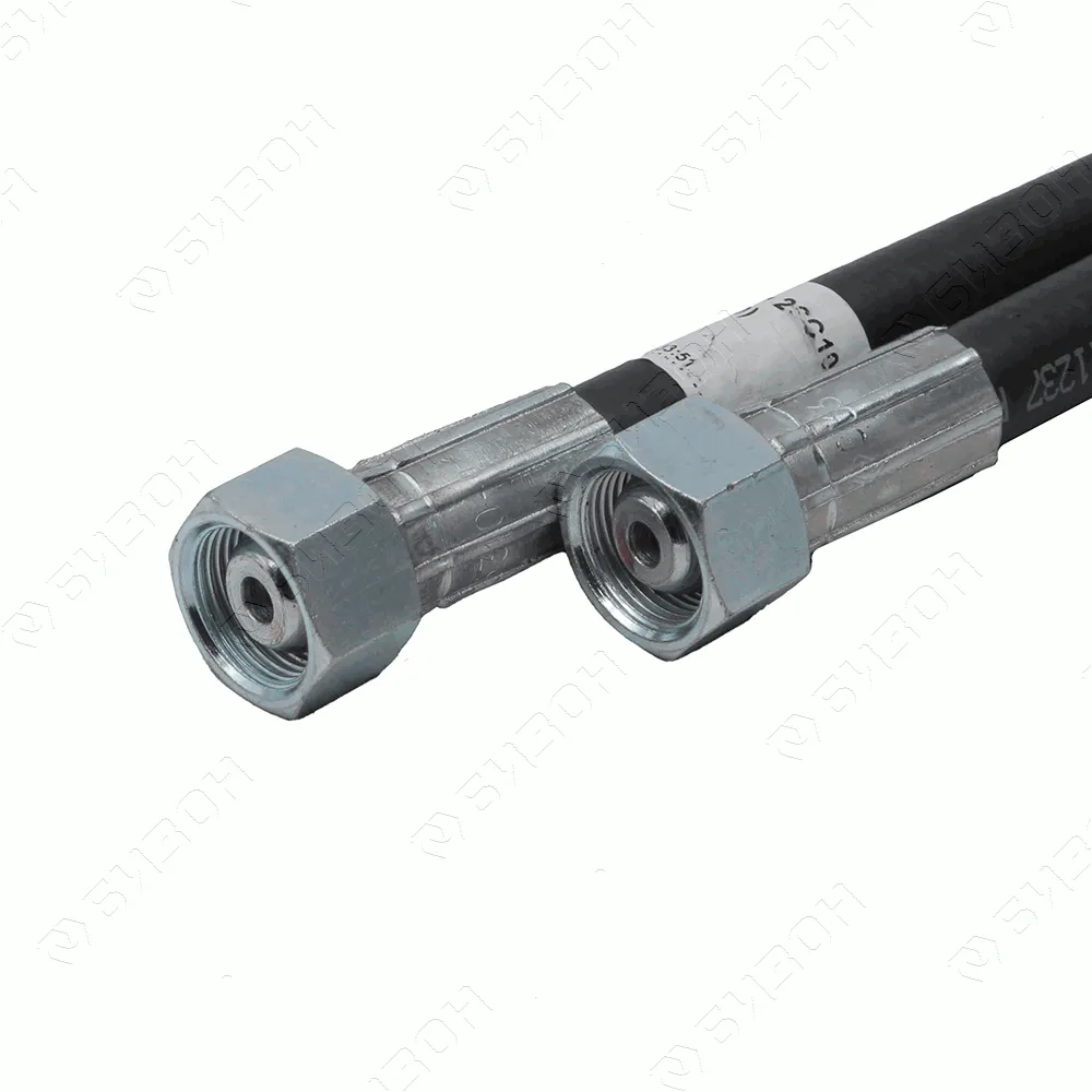 Рукав РВД М22х1,5 (12- 2SN S27 DK (М22*1,5) - 1510мм (комб.)) GATES