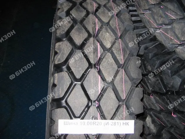 Шина 10.00R20 (И-281) НК для а/м КАМАЗ. ЛАЗ. ЛИАЗ
