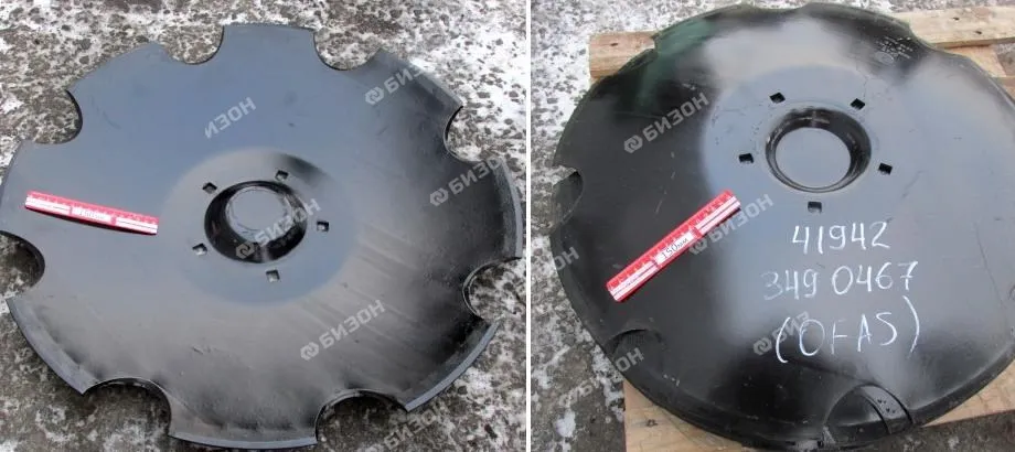 Диск зубчатый D620х6 (новый-5 отв.) (Рубин 9 Лемкен) (OFAS)
