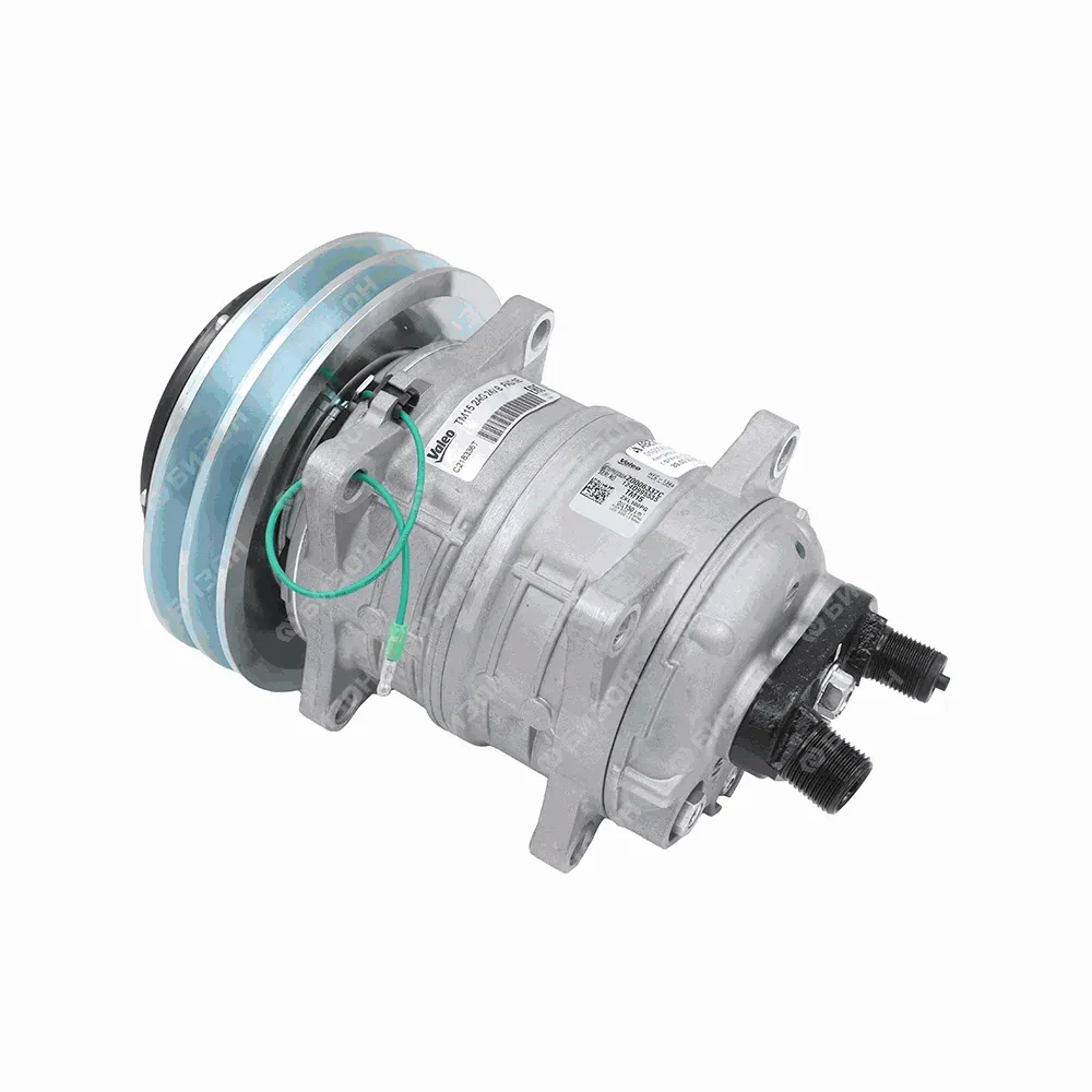 Компрессор кондиционера (R-134а, 3/4"-7/8", U=24В) с фланцем (PAD) Август