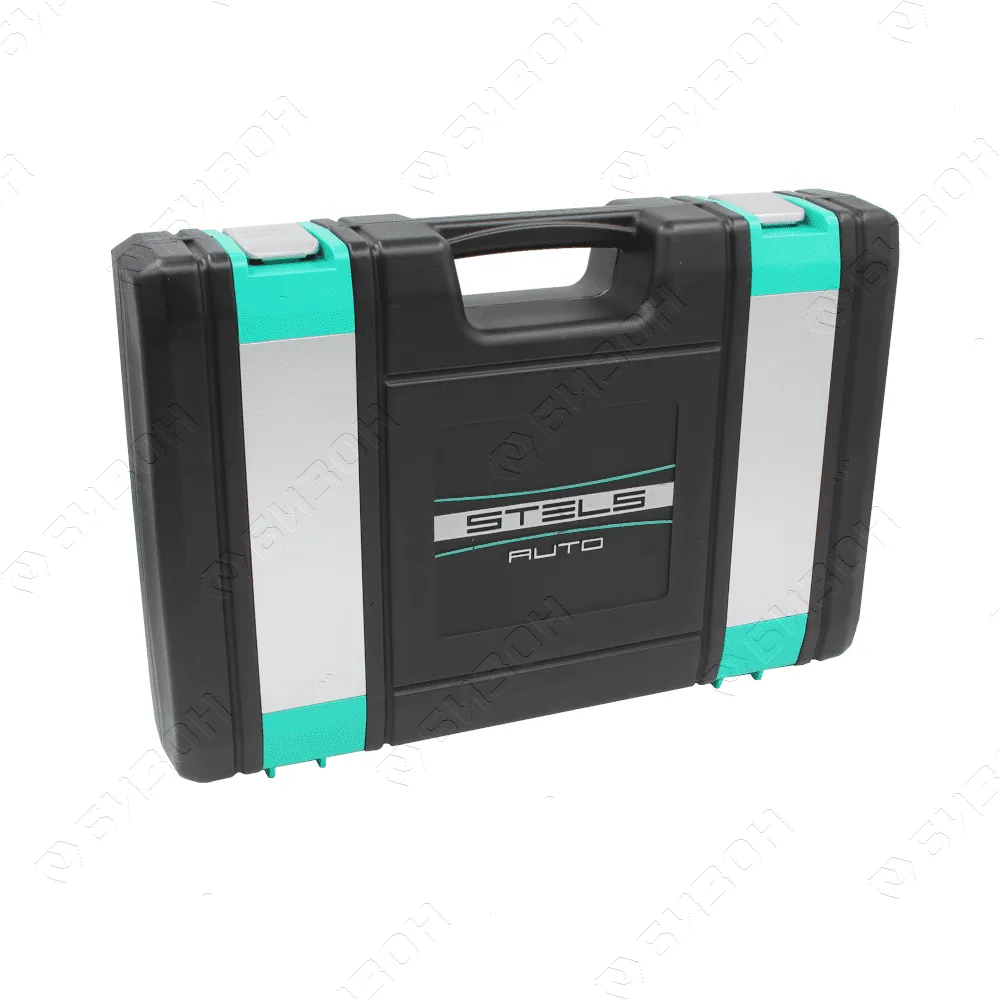 Набор инструмента универсальный 1/2", 1/4", CrV, пластиковый кейс 76 предм. / Stels