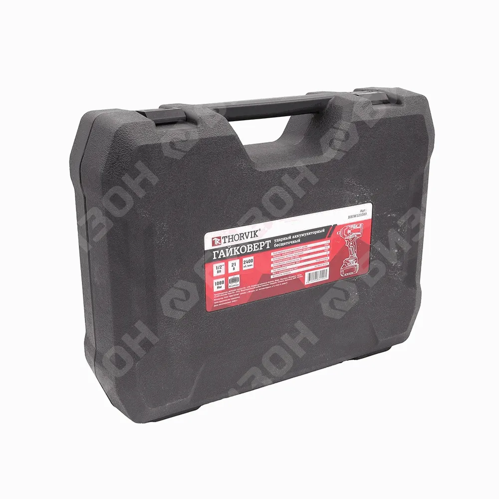 Гайковерт ударный аккумуляторный бесщеточный 1/2"DR (BBIW121080) / Thorvik