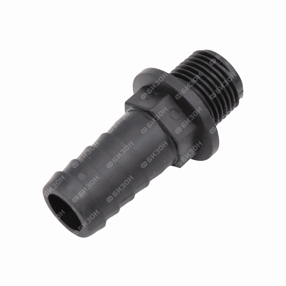 Штуцер соединит. (D=20 х G1/2"M) пласт 1032220. (Опрыскиватели Лемкен)